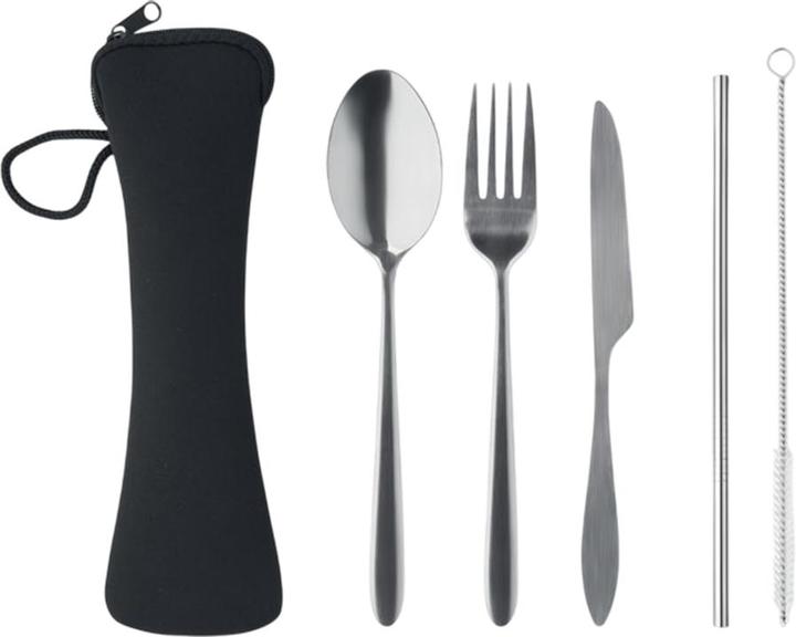 MidOcean Besteckset 5 Service Edelstahl Set Wiederverwendbar