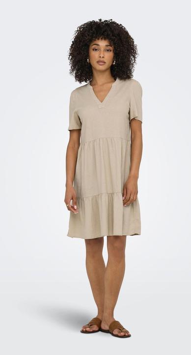 Produktbild Only Normal geschnitten V-Ausschnitt Kurzes Kleid Glockenförmiges Kleid (S)