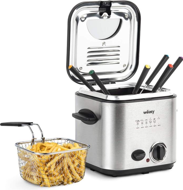 Actual product image Wëasy - TB600 - Frituur- en fonduepan 2-in-1 - 1.2L