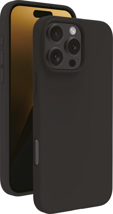 Immagine prodotto Vivanco MAG HYPE Cover per iPhone 16 Pro Max, nero, supporto MagSafe (Apple iPhone 16 Pro Max)