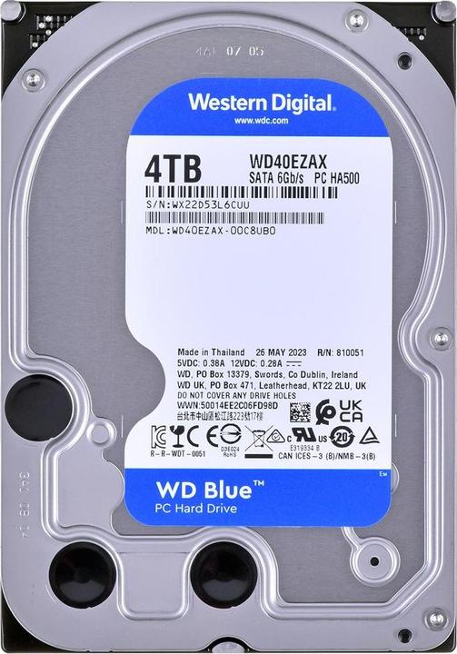 Image du produit WD Blue (4 To, 3.5", CMR)
