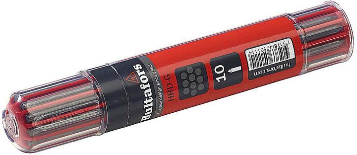Immagine prodotto Hultafors Ricarica a secco Dybhulsmarkør - Pakke med 10 grafit pifter, 650110 (Mine di ricambio)