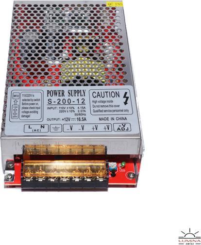 Actual product image Lumina Swiss Power supply DC12V 16.5A