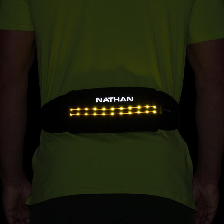 Actual product image Nathan Reflective trail hydration belt "Laser Light 5K"