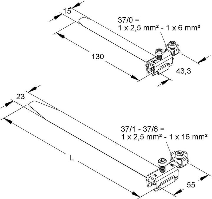 Immagine prodotto HKL Cinghia di terra 3/8"-1.5" 37/1 (OBO 927-1)
