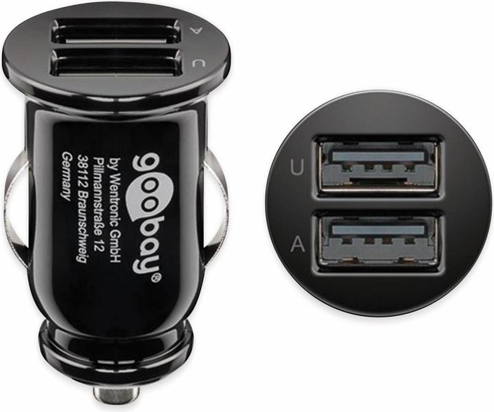 Image du produit Goobay Double chargeur de voiture USB