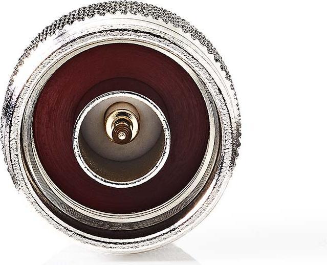 Produktbild Nedis SMA Adapter | SMA-Stecker | N Stecker | Vergoldet | 50 Ohm | Gerade | Kupfer | Gold / Silber | (Antennenkabel)