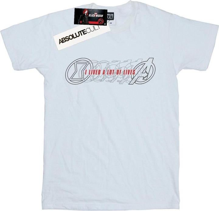 Black Widow Film Lots Of Lives TShirt (S)