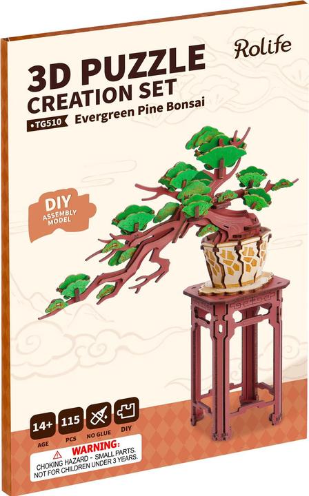 Produktbild Rolife Immergrüne Kiefer Bonsai (115 Teile)