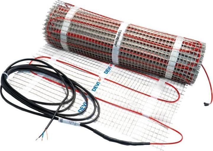 Actual product image Devi Thin bed heating mat DTIF 140F0447 150W/sqm 2.0 sqm 0.5 x 4.0 m self-adhesive
