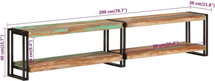 Actual product image VidaXL Tami (200 x 30 x 40 cm)