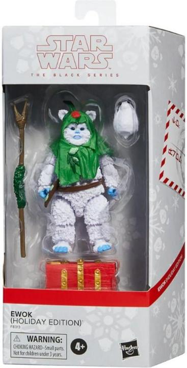 Produktbild Hasbro STAR WARS - Ewok (Holiday Edition) - Figurine Black Series 15cm