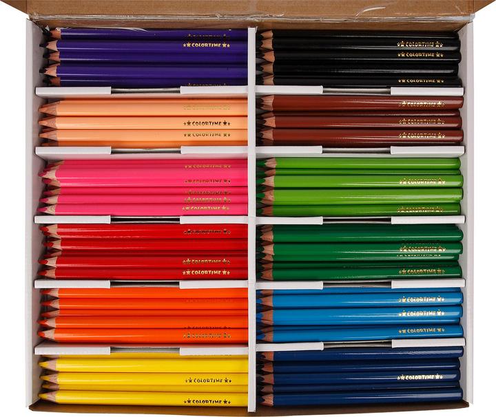 Image du produit Creativ Company Crayons de couleur Jumbo 12 x 12 pièces Multicolores (Multicolore, 144 x)