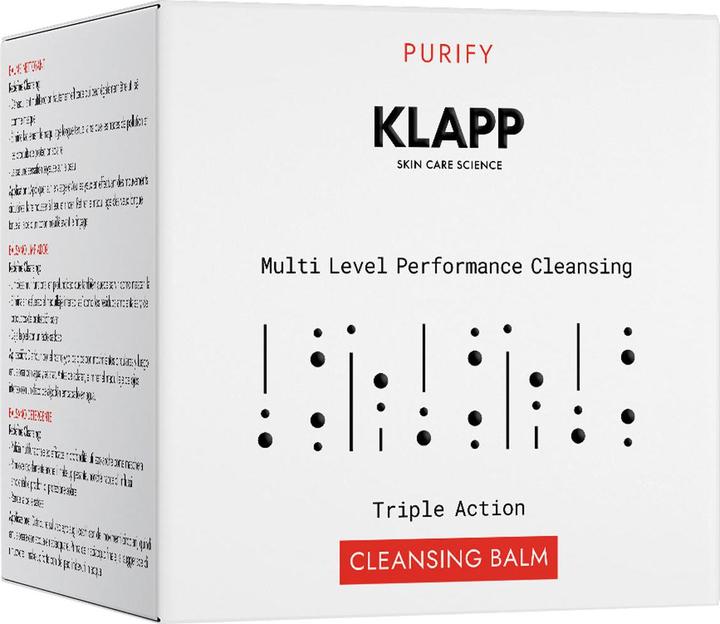 Image du produit Klapp Multi Level Performance Cleansing Triple Action CLEANSING BALM (Baume démaquillant, 50 ml)