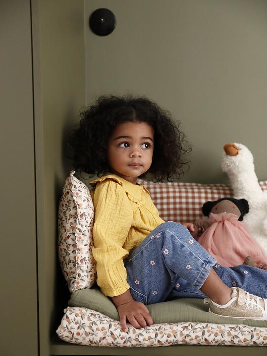 Actual product image Vertbaudet Baby Bluse mit Bubikragen, Baumwollmusselin (80)
