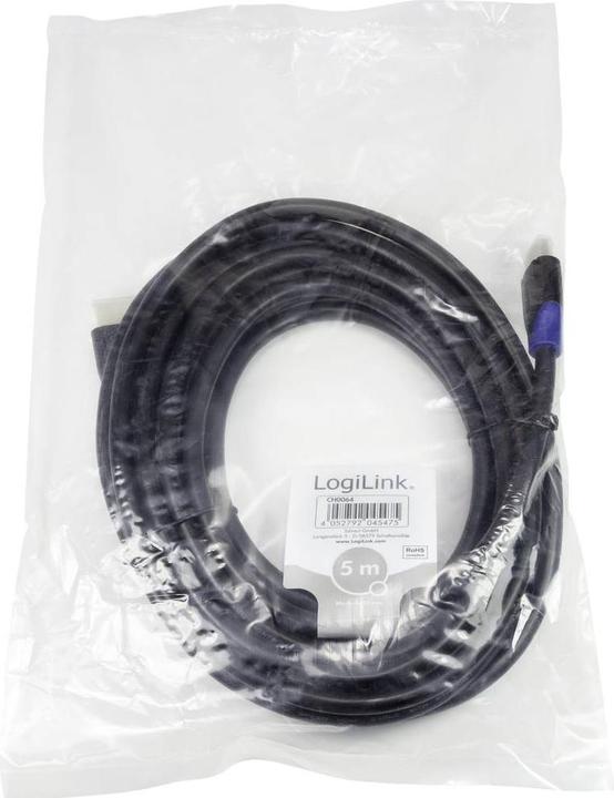 Productafbeelding LogiLink HDMI (Type A) - HDMI (Type A) (5 m, HDMI)