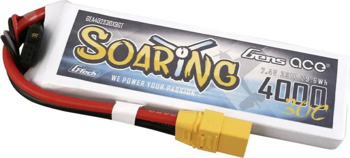 Image du produit Gens Ace Batterie G-Tech Soaring 4000mAh 7.4V 30C 2S1P XT90 (7.40 V, 4000 mAh)