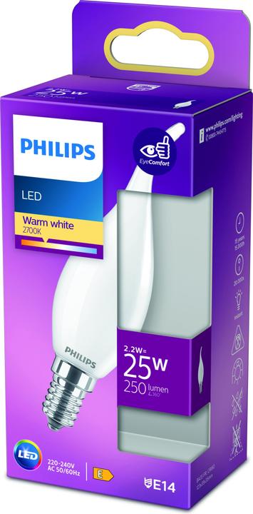 Immagine prodotto Philips Lampada (E14, 2.20 W, 250 lm, 1 x, E)