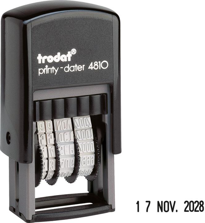 Actual product image Trodat Date stamp