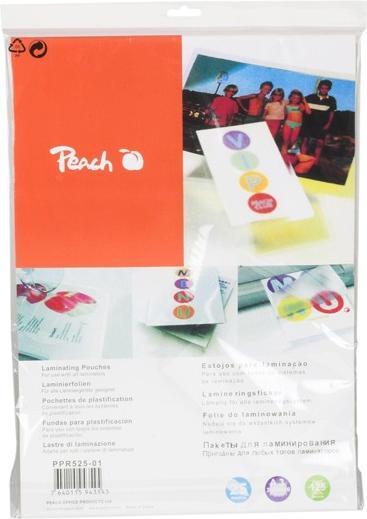 Produktbild Peach Laminierfolie A5 (A5, 25 Stück, 125 µm)