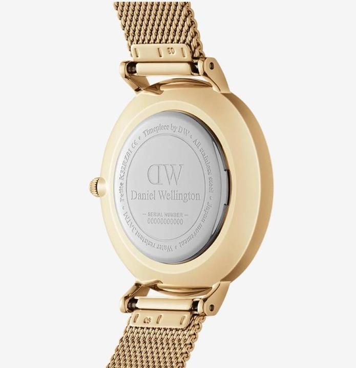 Image du produit Daniel Wellington Classic Petite Evergold blanche (32 mm) (Montre avec pierre précieuse, 32 mm)