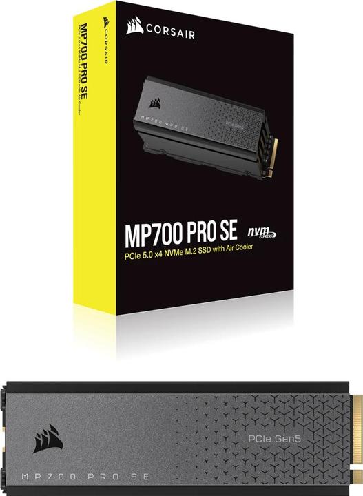 Produktbild Corsair MP700 PRO SE 4TB NVMe PCIe M.2 SSD with Cooler (4000 GB, M.2 2280)