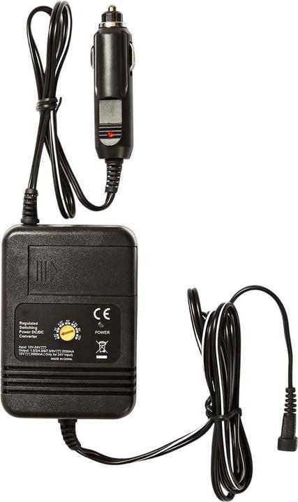 Immagine prodotto Nedis Adattatori di corrente DC universali - Adattatore per auto - 24 W - 12-24 V - Plastica - Nero