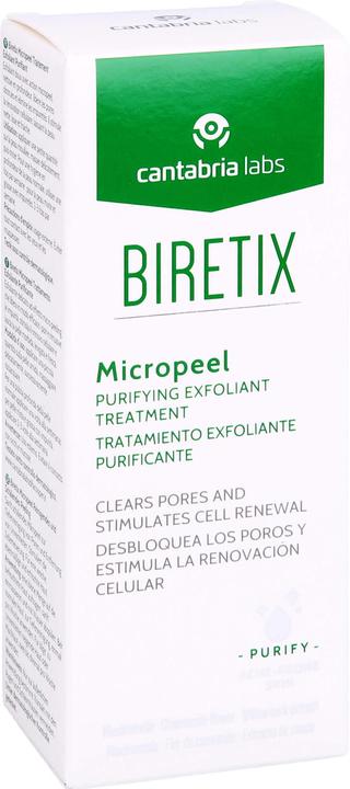 Actual product image Biretix Micro peeling for deep cleansing of pores and removal of impurities, 50 ml gel (Exfoliation, 50 ml)