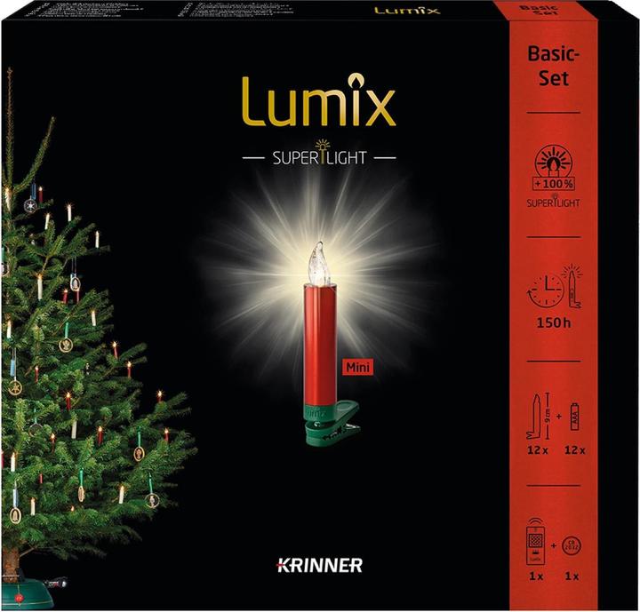 Immagine prodotto Krinner LED Albero di Natale a LED candela Superlight Starter Set (12 x)