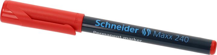 Image du produit Schneider Marqueur permanent Maxx 240 Largeur de trait : 1-2 mm Couleur de l'encre : rouge (Rouge, 2 mm, 10 x)