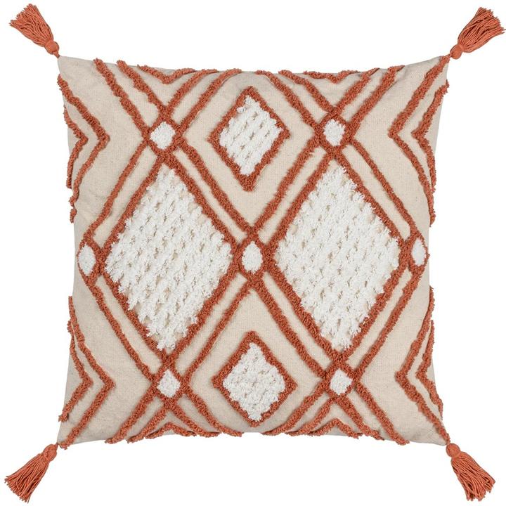 Produktbild Furn Mit Federbusch Kissenhülle Aquene Quaste (50 x 50 cm)
