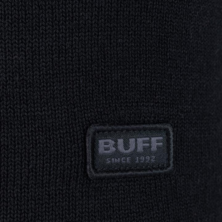 Actual product image Buff Knitted Hat Niels Black (One size)