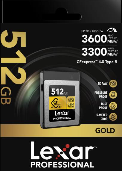 Immagine prodotto Lexar Oro (512 GB, CFexpress tipo B)