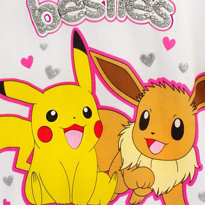 Produktbild Pokémon Besties Schlafanzug mit langer Hose Mädchen (146, 152)