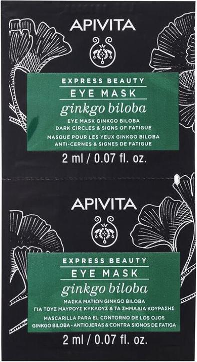 Actual product image Apivita Gingko Biloba Eye Mask 2x2ml (2 ml)