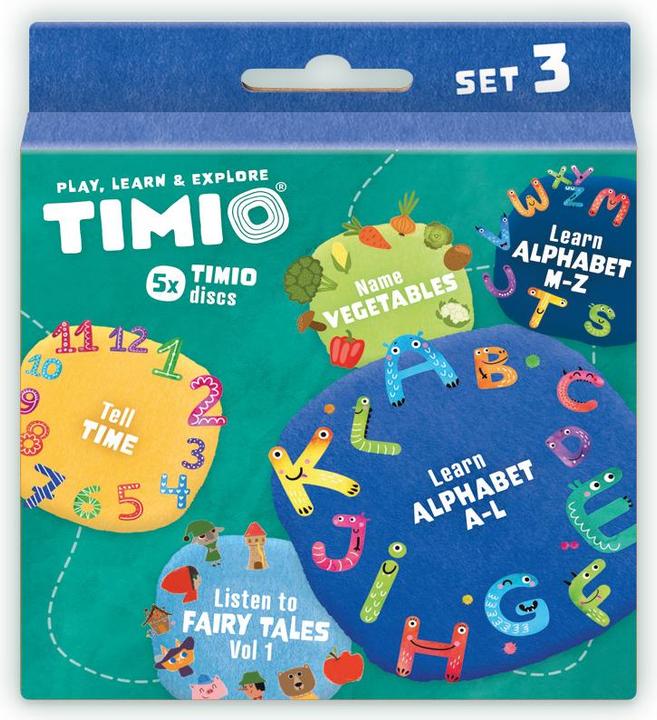 Produktbild Timio Audio Disc Set 3 (Deutsch, Französisch, Italienisch, Portugiesisch, Spanisch, Multilingual, Englisch, Isländisch, Chinesisch)