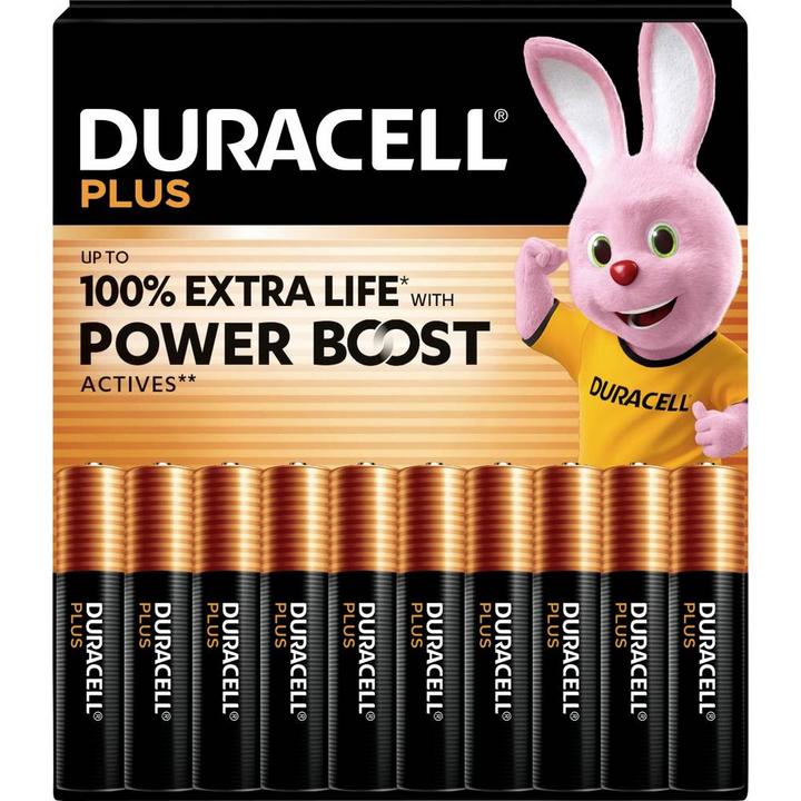 Produktbild Duracell Plus Power Boost Micro (AAA)-Batterie Alkali-Mangan 1.5 V 40 St. (40 Stk., AAA)
