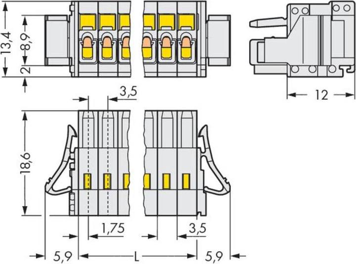 Actual product image Wago 734-104/037-047