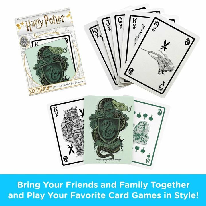 Actual product image Aquarius Abbey Harry Potter Playing Cards Slytherin NMR52438 (German)