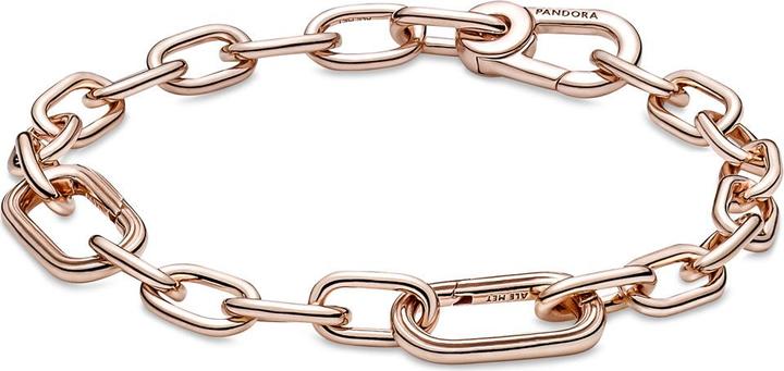 Pandora Me 14k Rose Gold Link Chain Armband (15 cm, rosevergoldet, Metall)