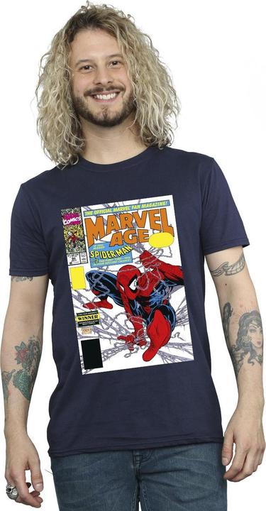 Immagine prodotto Spider-Man Age Comic Cover Maglietta Uomo (4XL)