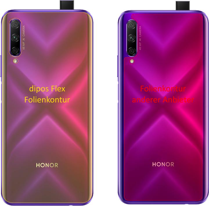 Actual product image Dipos Screen Protector Full-Cover 3D (3 Piece, Honor 9X Pro)