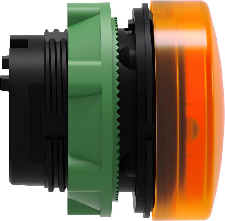 Actual product image Schneider Electric Indicator lamp, Ř 22, round, spherical cap, yellow ZB5AV053S