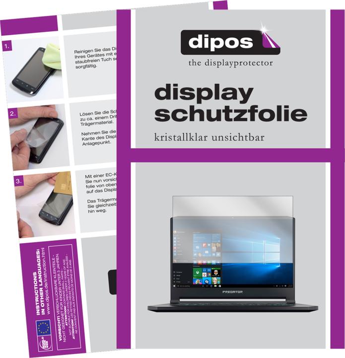 Image du produit Dipos Film de Protection d’écran Crystalclear (2 pièce(s), Triton 500)