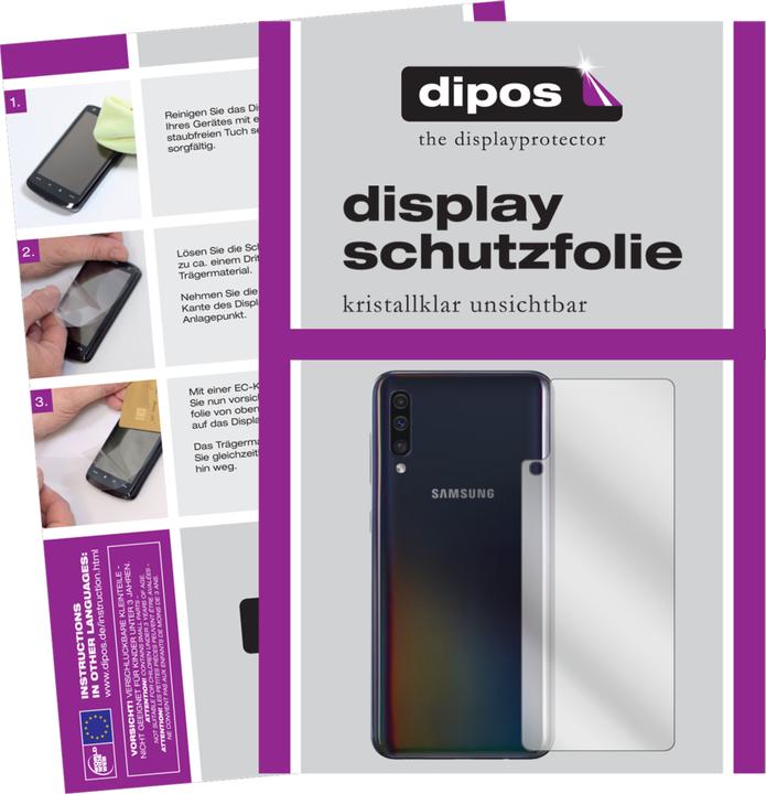 Dipos Displayschutzfolie Crystalclear (6 Stück, Samsung Galaxy A40)