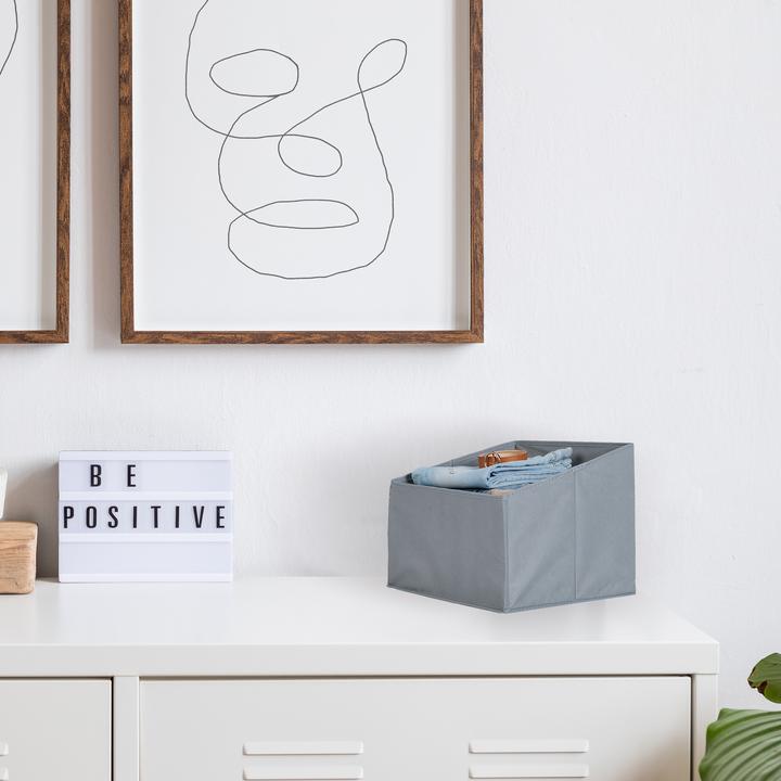 Produktbild Relaxdays 2x Aufbewahrungsbox (2 x)