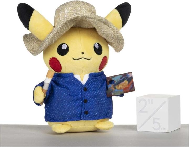 Actual product image Pokémon Center × Van Gogh Museum: Pikachu Plush - 19 cm (19 cm)