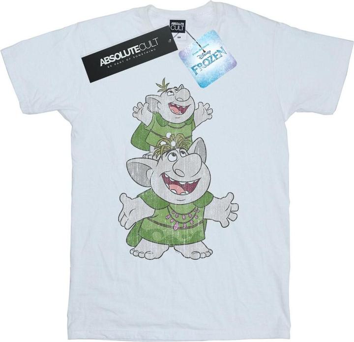 Disney Frozen Handstacking Trolls TShirt (S)