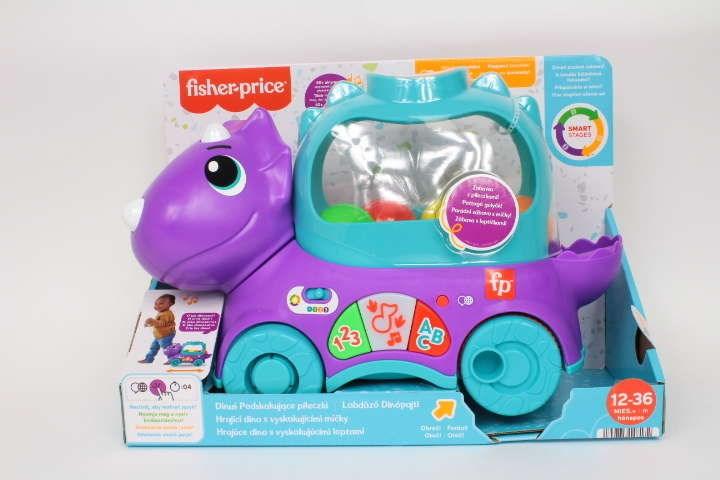 Actual product image Mattel Fisher Price ss dino bouncy balls hnr51