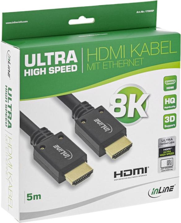 Produktbild InLine HDMI Kabel (5 m, HDMI)